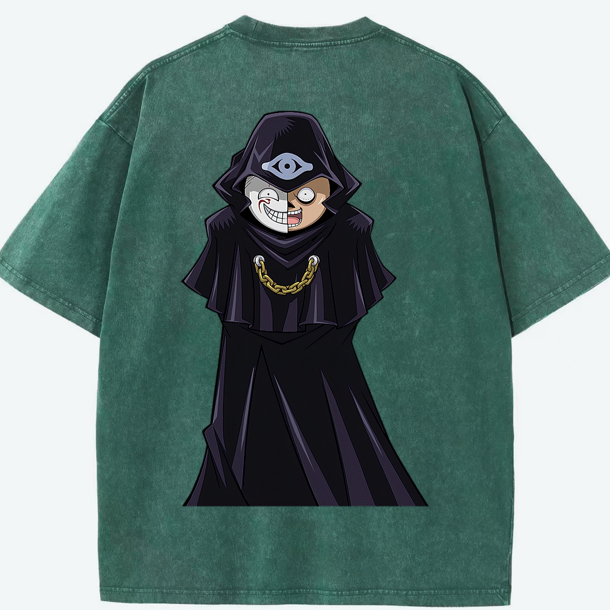 （画像用） 遊☆戯☆王 Yu-Gi-Oh! 綿100% ヴィンテージ風 半袖Tシャツ（背面プリント）